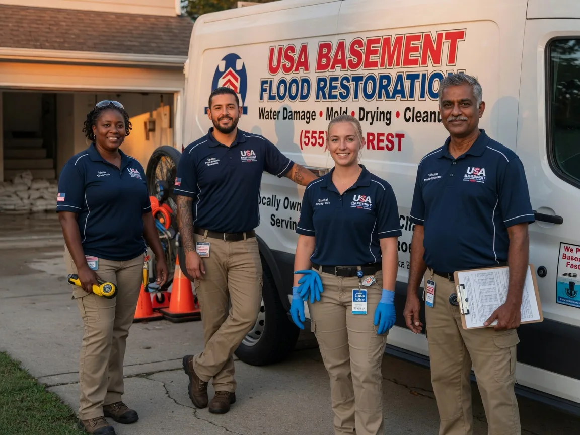 Basement Flood Cleanup company in Olga, WA